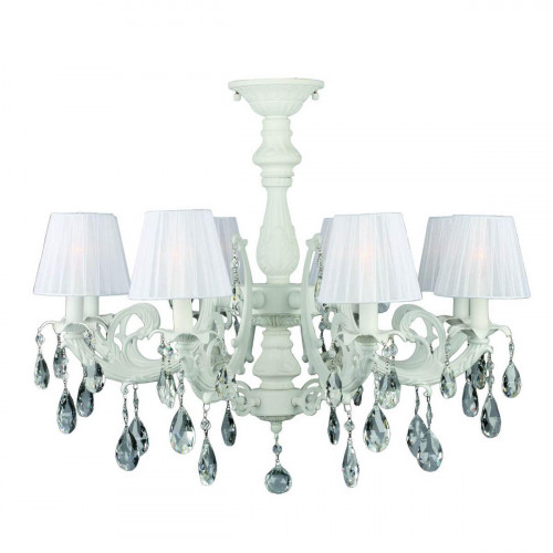 потолочная люстра omnilux oml-34007-08 белая в Нижневартовске