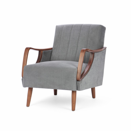 кресло theodore серое в Нижневартовске