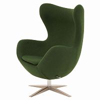 кресло egg cotton зеленое в Нижневартовске