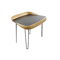 письменный стол nod черный, светло коричневый в Нижневартовске