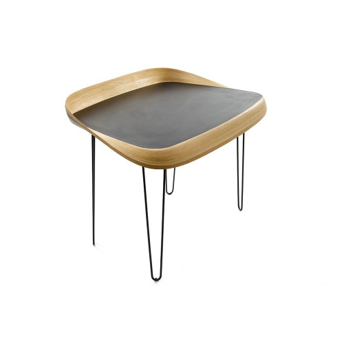 письменный стол nod черный, светло коричневый в Нижневартовске