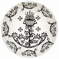 тарелка глубокая taika черно-белая в Нижневартовске