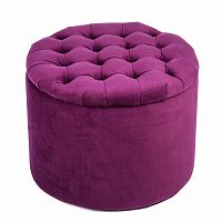 пуф wooden круглый лиловый в Нижневартовске