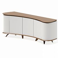 тумбочка apriori s белая с коричневым в Нижневартовске