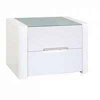 тумба прикроватная fiume 2 белая в Нижневартовске