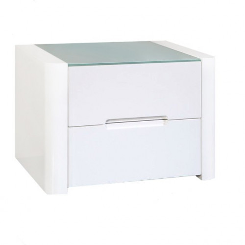 тумба прикроватная fiume 2 белая в Нижневартовске