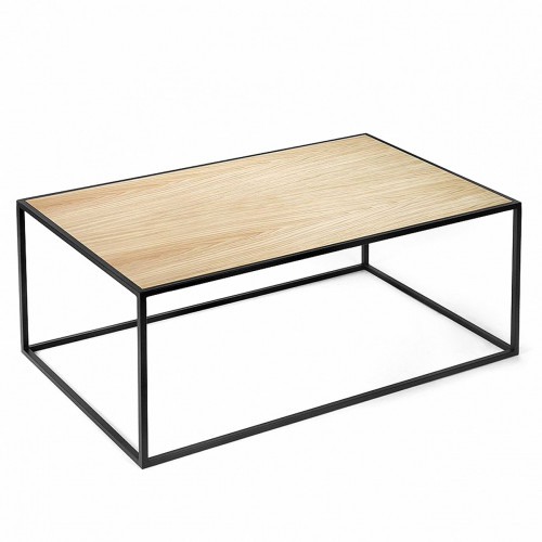 стол журнальный darmian into black светлый дуб в Нижневартовске