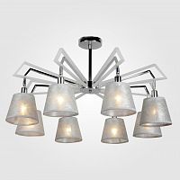 потолочная люстра eurosvet alicante 60082/8 хром в Нижневартовске