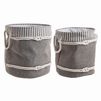 набор корзин 2 шт. deborah бежевого цвета в Нижневартовске