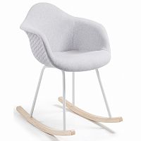 кресло kenna на полозьях светло-серое в Нижневартовске