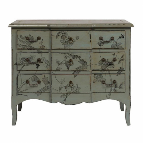 комод ombrecho серый, зелёный в Нижневартовске