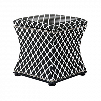 пуф austin от eichholtz чёрно-белый в Нижневартовске