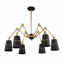 подвесная люстра st luce sorspreso sl458.422.06 черная в Нижневартовске