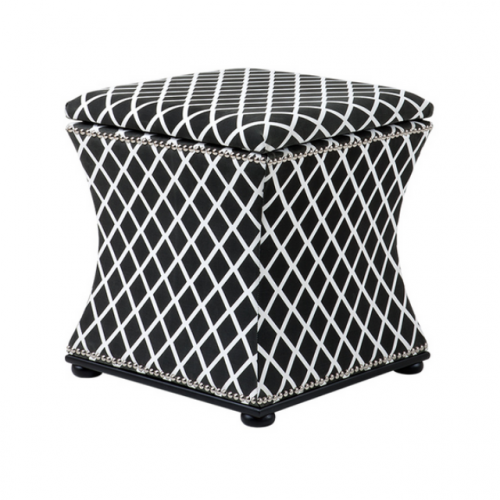 пуф austin от eichholtz чёрно-белый в Нижневартовске