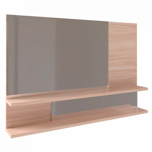 зеркало настенное с полкой деревянное комфи-2 в Нижневартовске