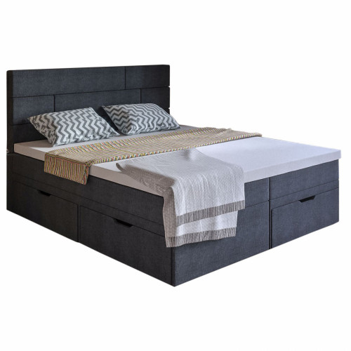 кровать двуспальная 180х200 серая домино в Нижневартовске