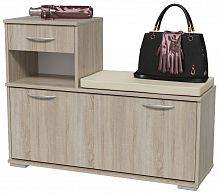 тумба под обувь лира, цвет дуб сонома в Нижневартовске