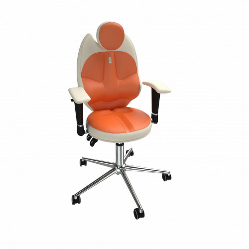 кресло эргономичное trio оранжевое в Нижневартовске