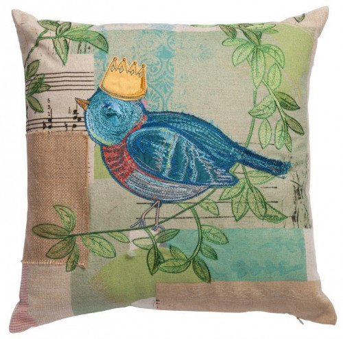 подушка с вышивкой в стиле прованс imperial bird в Нижневартовске