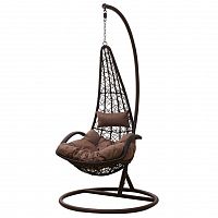 кресло подвесное rocco коричневое в Нижневартовске