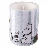 свеча большая moomin зимнее путешествие, 8 см в Нижневартовске