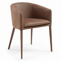 кресло harmon темно-коричневое в Нижневартовске