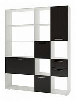 стеллаж баронс бриз ст.123.1600-01 9 полок, 2 ящика, материал: лдсп в Нижневартовске