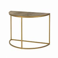 консоль на металлических ножках коричневая pero half в Нижневартовске