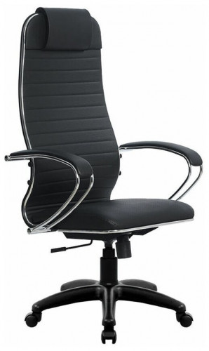 кресло для руководителя метта su-1-bk комплект 17 pl, обивка: искусственная кожа, цвет: экокожа черная №48 в Нижневартовске