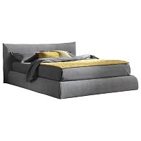 кровать двуспальная 180х200 серая pillow в Нижневартовске