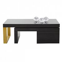 стол журнальный vision black gold чёрный в Нижневартовске