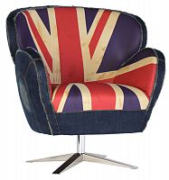 кресло aizek uk flag красное-синее в Нижневартовске