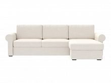 диван peterhof угловой раскладной белый с оттоманкой с емкостью для хранения в Нижневартовске