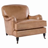 кресло brighton коричневое в Нижневартовске