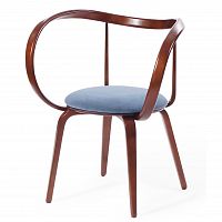 стул apriori xl каркас: берёза - тон орех, обивка: ткань гранд каньон синяя в Нижневартовске