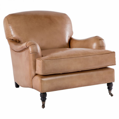 кресло brighton коричневое в Нижневартовске