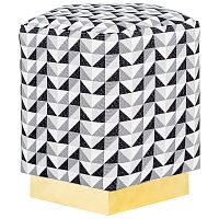 пуф «оскар berlingot noir&blanc» разноцветный в Нижневартовске