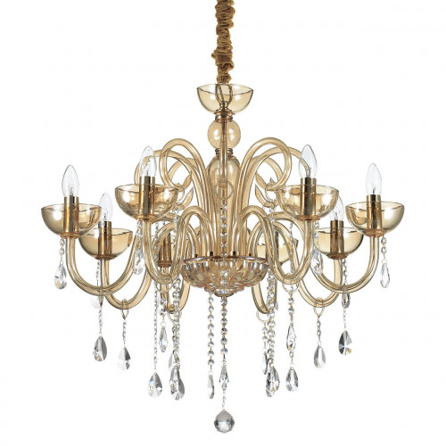 люстра дизайнерская know хром желтая в Нижневартовске