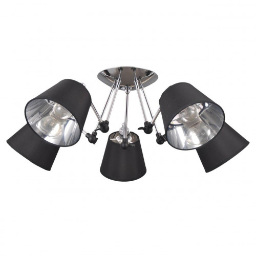 потолочная люстра eurosvet koby 70063/5 хром в Нижневартовске