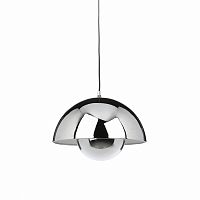 подвесной светильник flower pot диаметр 38 хром в Нижневартовске