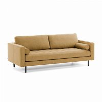 диван bogart 2 местный бук горчица от la forma (ex julia grup) в Нижневартовске