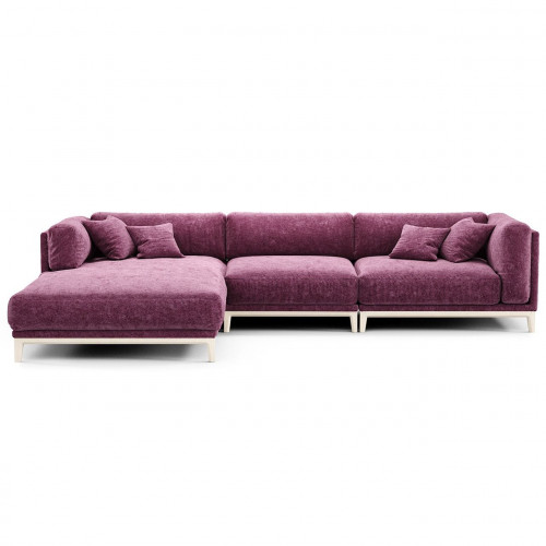 диван case угловой фиолетовый в Нижневартовске