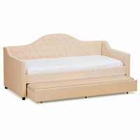 диван-кровать подростковый односпальный 90х200 бежевый с дополнительным спальным местом frank р в Нижневартовске
