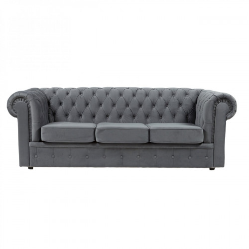 диван честерфилд большой прямой серый в Нижневартовске