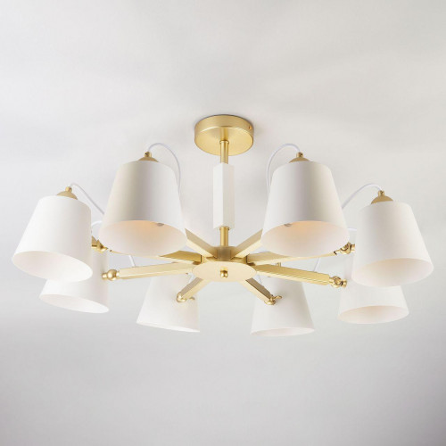 потолочная люстра eurosvet frozen 70083/8 золото в Нижневартовске