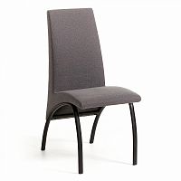 zicar стул металлический черный цвет серый cc0543j03 от la forma (ex julia grup) в Нижневартовске