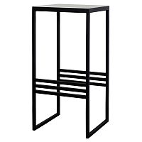 мини столик с мраморной столешницей, черный в Нижневартовске