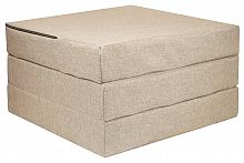 пуф шарм-дизайн матрас мобильный шаг 120 беж в Нижневартовске