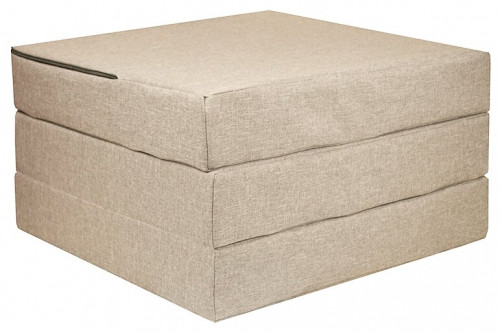 пуф шарм-дизайн матрас мобильный шаг 120 беж в Нижневартовске