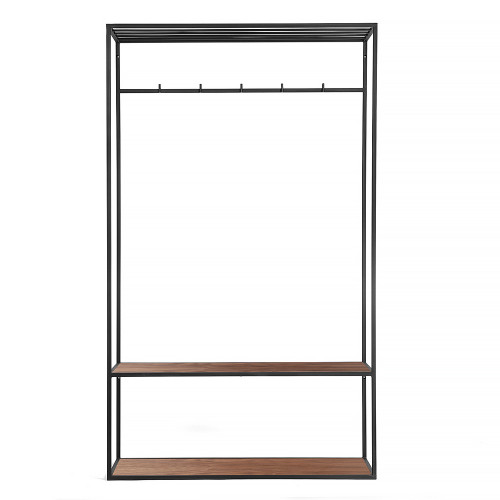 вешалка в прихожую hallra 2 black американский орех в Нижневартовске